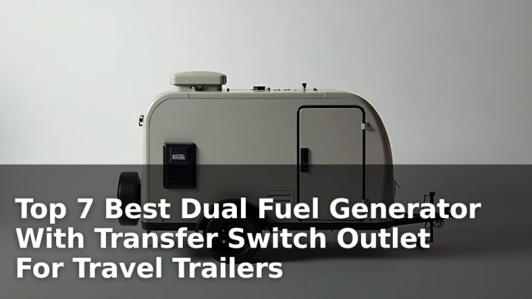 Top 7 Best Dual Fuel Generator With Transfer Switch Outlet For Travel Trailers