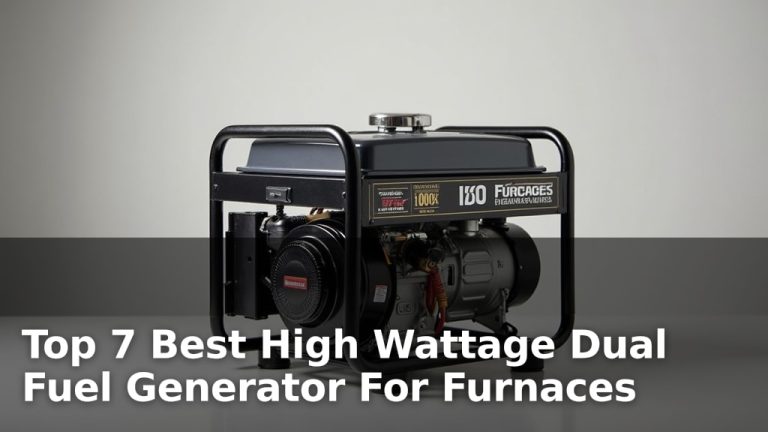 Top 7 Best High Wattage Dual Fuel Generator For Furnaces