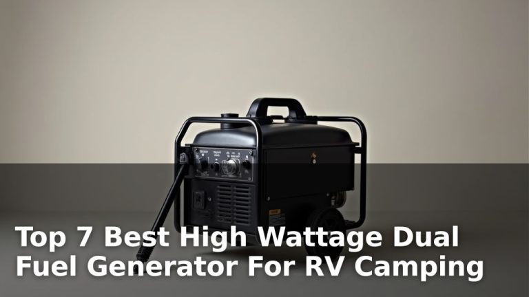 Top 7 Best High Wattage Dual Fuel Generator For RV Camping
