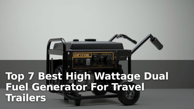 Top 7 Best High Wattage Dual Fuel Generator For Travel Trailers