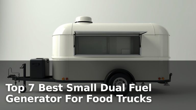 Top 7 Best Small Dual Fuel Generator For Food Trucks