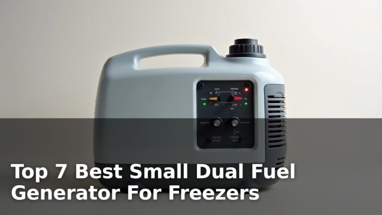 Top 7 Best Small Dual Fuel Generator For Freezers