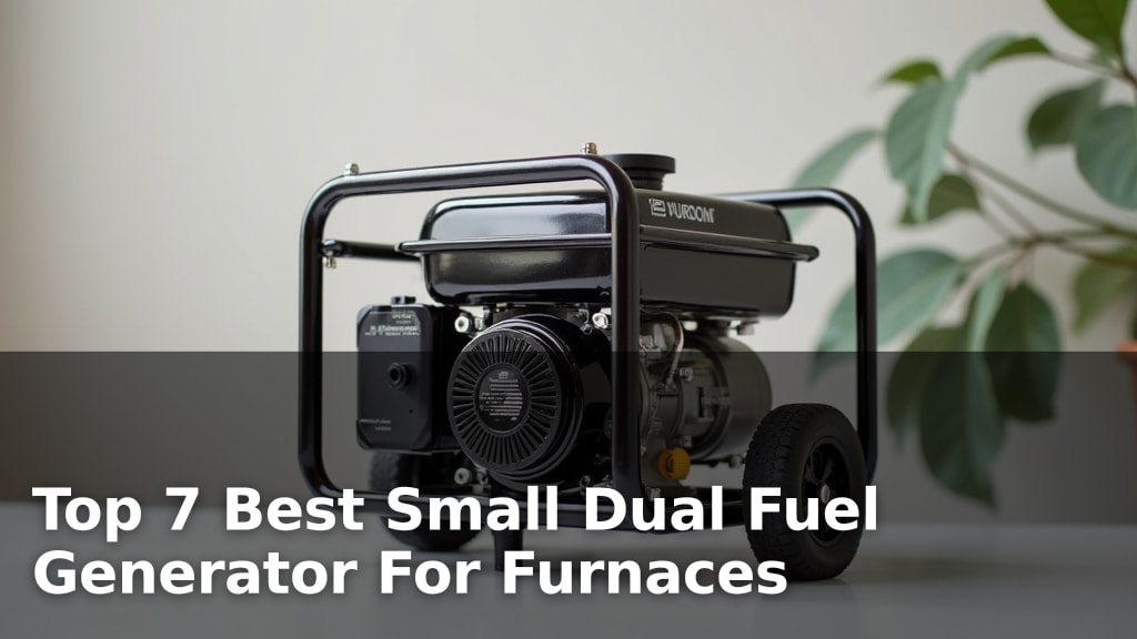Top 7 Best Small Dual Fuel Generator For Furnaces