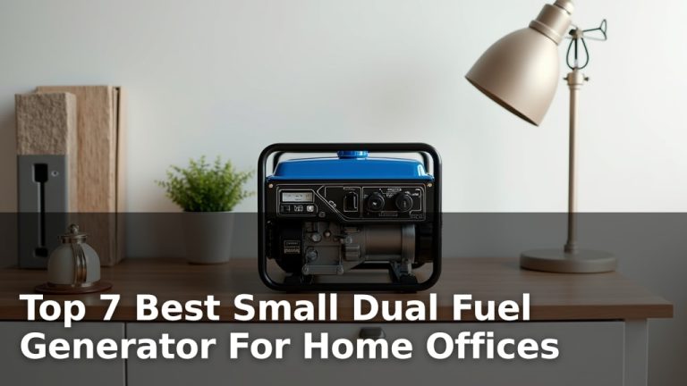 Top 7 Best Small Dual Fuel Generator For Home Offices