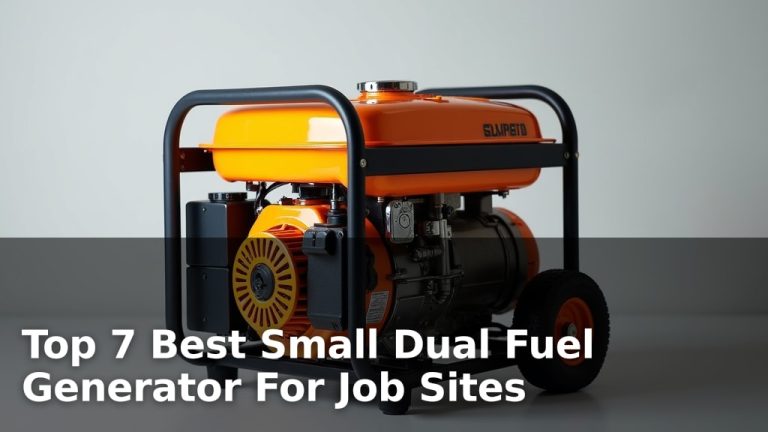 Top 7 Best Small Dual Fuel Generator For Job Sites