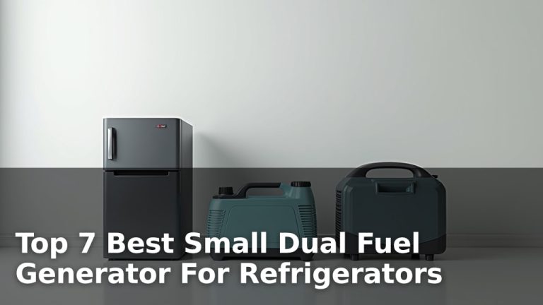 Top 7 Best Small Dual Fuel Generator For Refrigerators
