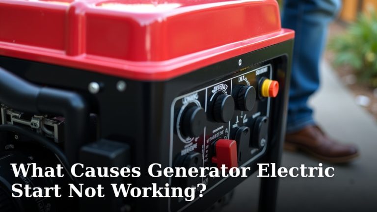 What Causes Generator Electric Start Not Working?