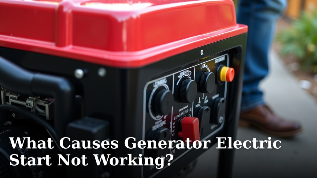 What Causes Generator Electric Start Not Working?