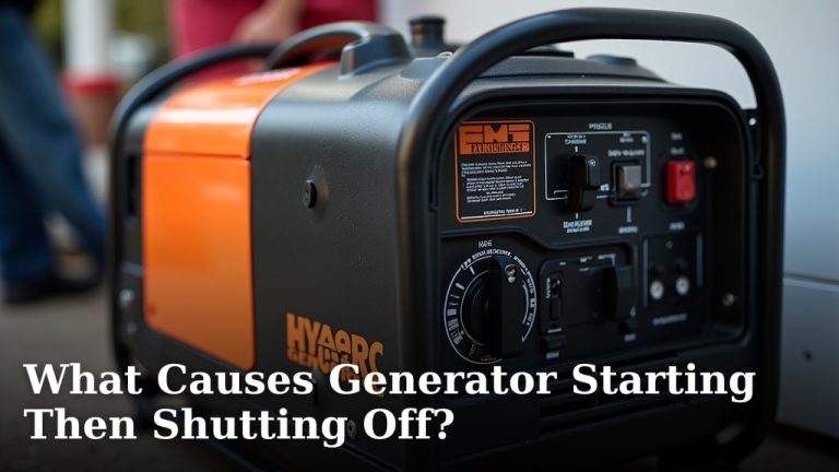What Causes Generator Starting Then Shutting Off?