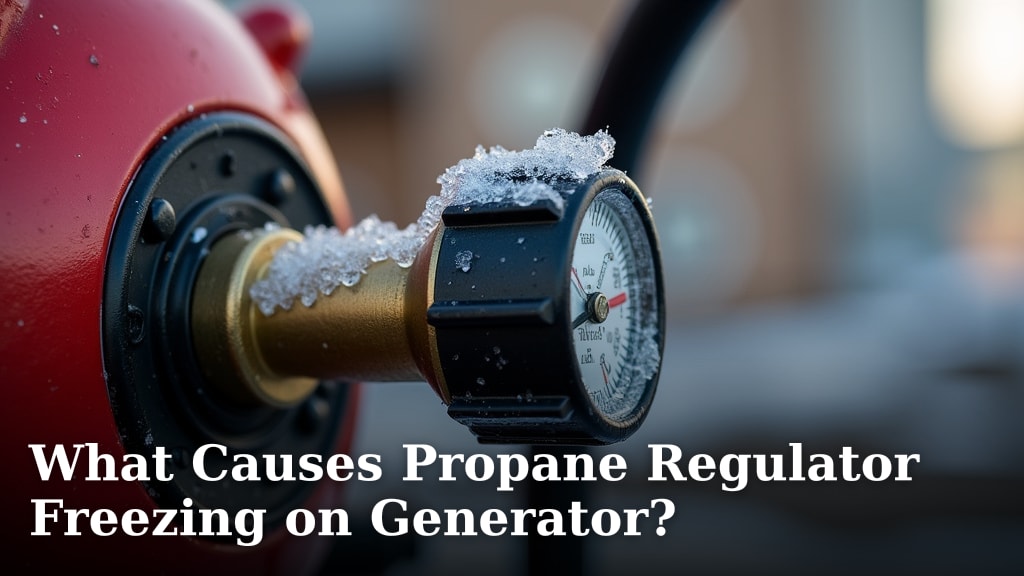 What Causes Propane Regulator Freezing on Generator?