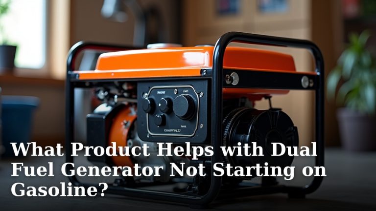What Product Helps with Dual Fuel Generator Not Starting on Gasoline?
