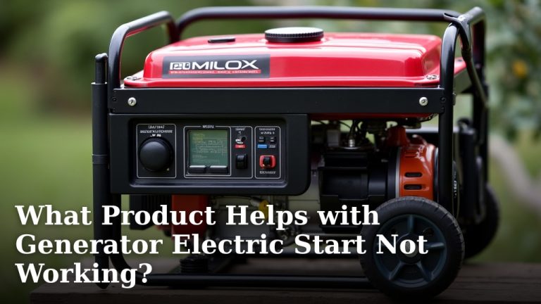 What Product Helps with Generator Electric Start Not Working?