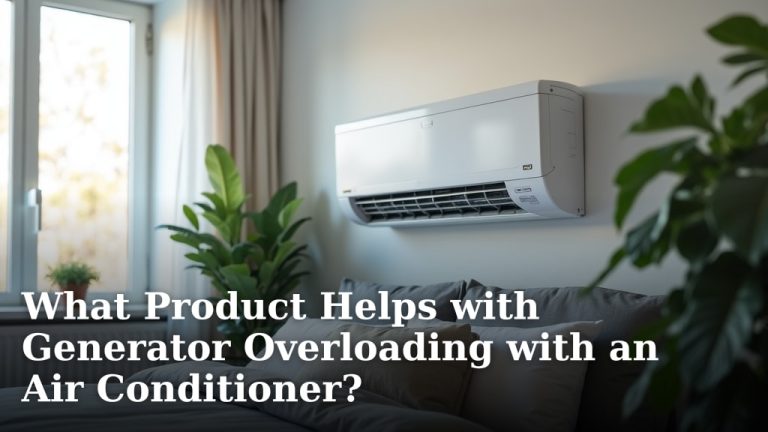 What Product Helps with Generator Overloading with an Air Conditioner?