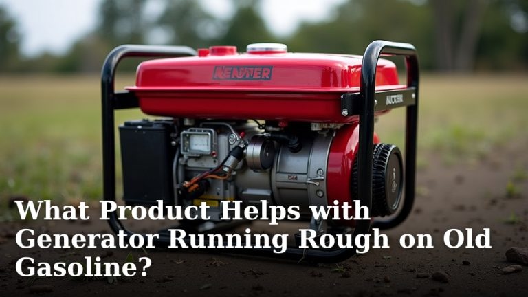 What Product Helps with Generator Running Rough on Old Gasoline?