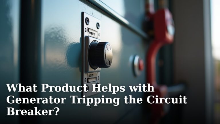 What Product Helps with Generator Tripping the Circuit Breaker?