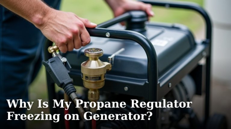 Why Is My Propane Regulator Freezing on Generator?